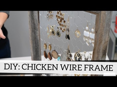 how to fasten chicken wire to wood
