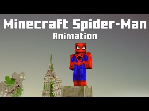 Textured Wallpaper on Images Of Minecraft Spider Man Animation Wallpaper