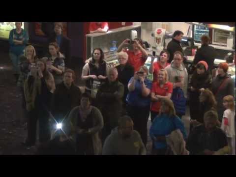 Les - New Venture Players performed a Flashmob of