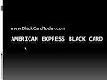 American Express Black Card - Centurion