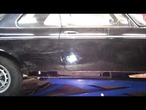 Jaguar xj12c restoration RH sill tear down Video 3