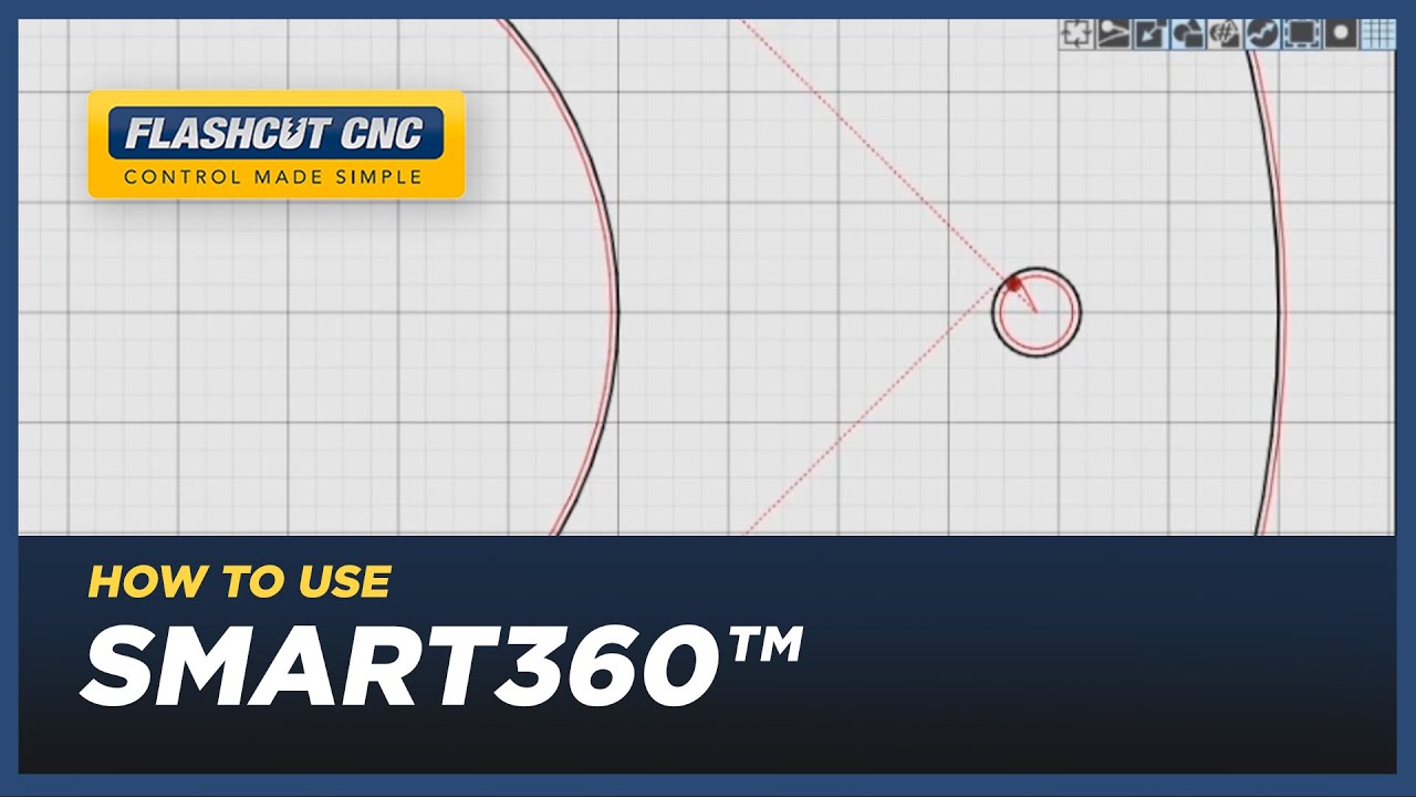 How To Use Smart360™ Hole Cutting - FlashCut CAD/CAM/CNC Software