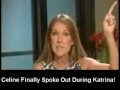 celine dion finally spoke out on the war during katrina!