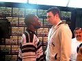 Vitali Klitschko vs Hasim Rahman Staredown Vitali Klitschko vs Hasim Rahman Staredown