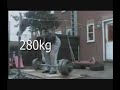tony 280kg attempt