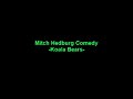 Mitch Hedburg proforming stand-up comedy.
