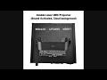 double laser dmx projector (sound activated, cloud background)