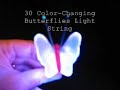 LED Color-Changing Butterflies Light String