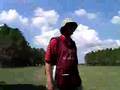 35 seconds of caddying at a private golf course