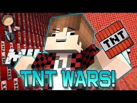 Minecraft: TNT Wars Mini-Game! How To Build CRAZY TNT Cannons!