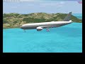 ILS cat.III landing Hong kong INT 07L