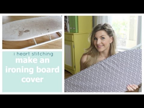how to recover ironing board