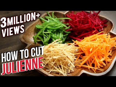 How To Julienne Vegetables | Knife Skills | The Bombay Chef – Varun Inamdar | Basic Cooking
