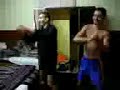 Crazy handball players dancing again...freakin\