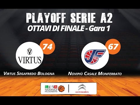 A2 Playoff - Ottavi Gara1, gli highlights di Virtus-Casale