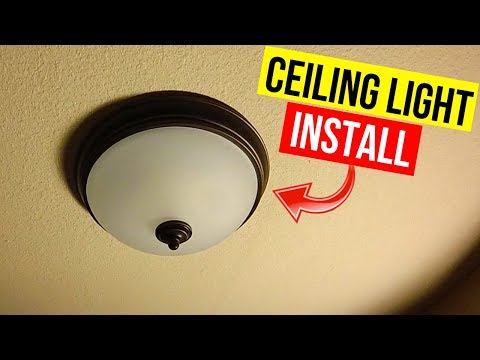 video-linktoworks-How To Install Ceiling Mount Light Fixture -Jonny DIY