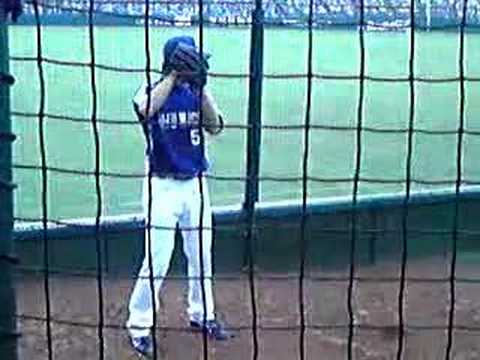 2008／6／1高卒ルーキー赤坂投手のブルペン【西武ドーム】