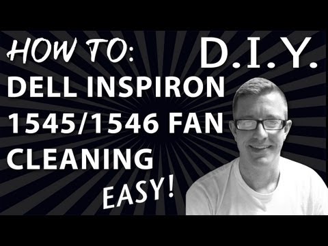 how to unclog laptop fan