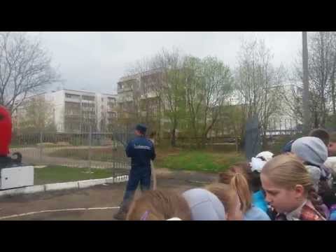 Демонстрация возможностей пожарной техники