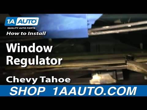 How To Install Replace Window Regulator Chevy GMC Pickup Truck SUV 88-98 1AAuto.com
