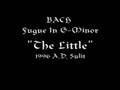 BACH Fugue in G-Minor ('The Little') BWV 578 Thank Smoking