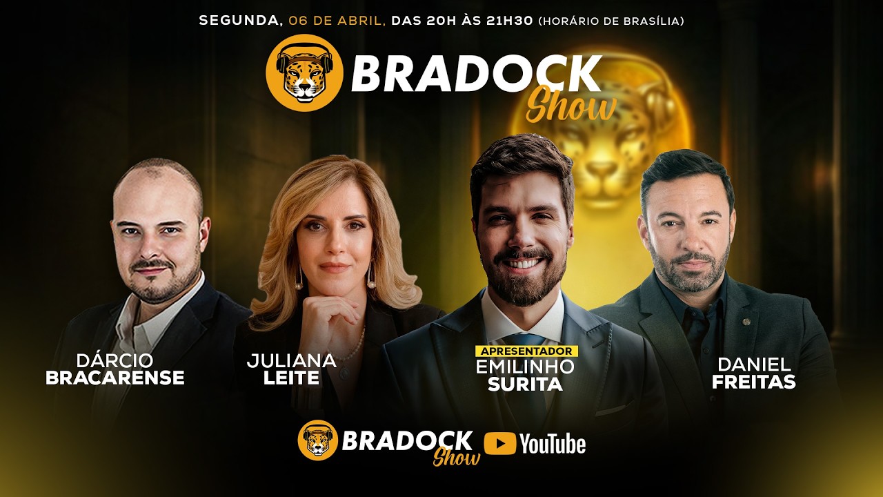 Bradock Show 06/04/26 - DANIEL FREITAS, Emilinho Surita, Darcio Bracarense e Juliana Leite