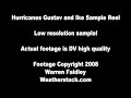 Hurricane Ike Footage Extreme Video Stock Hurricane Gustav