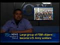 Large Group Of FSM Citizens Become U.S. Army Soldiers