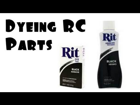 how to dye rc wheels
