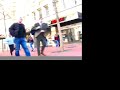 Flowboarding down Market Street in SF Flowboarding down Market Street in SF