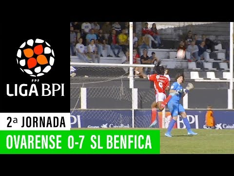 Liga BPI: Ad Ovarense 0 - 7 SL Benfica