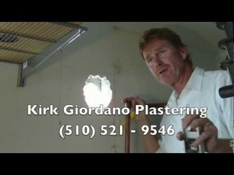 how to patch small stucco hole