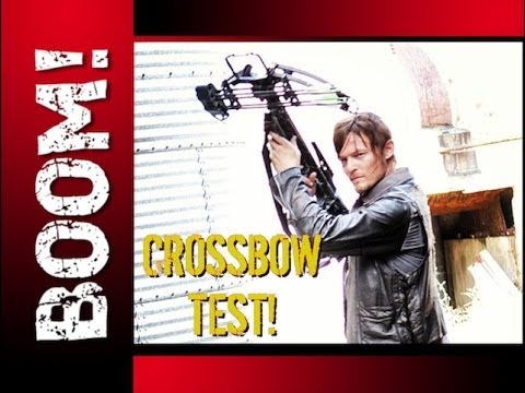 crossbow - In this mind blowing episode of Zombie Go Boom, we test the same crossbow used by Daryl Dixon from The Walking Dead. We also show you which points to use for...