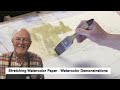 Watercolor Demonstrations: Stretching Watercolor Paper