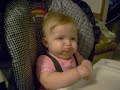 Callie makes raspberries