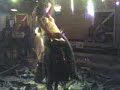 tweezy rides the bull at the saddle rack