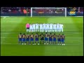 Schweigeminute für Robert Enke - FC Barcelona vs. Cultural Leonesa