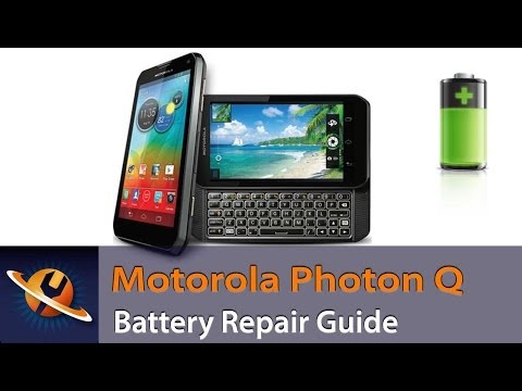 how to remove battery from motorola photon q
