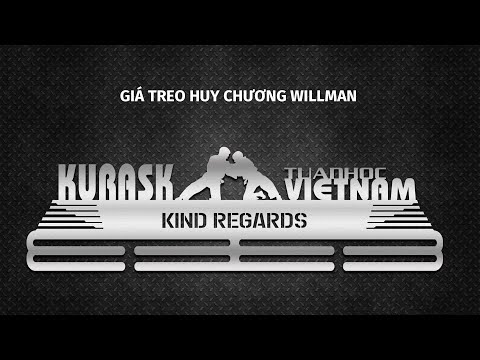 Giá treo huy chương võ thuật Kurash Việt Nam