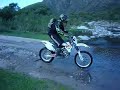 wr 450 cruzando el rio pinto