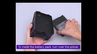 Installing the battery pack