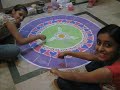 Time Lapse Rangoli in diwali
