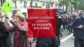 Reportage à la manifestation contre les violences policières