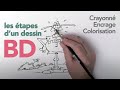 Les �tapes d'un dessin