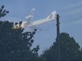 Aircrafts and astronomy filmed with telescope