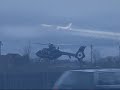 Aircrafts and astronomy filmed with telescope