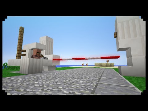 how to make a gate in minecraft