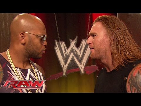 Flo Rida gets in shoving match with Heath Slater: Raw, July 21, 2014