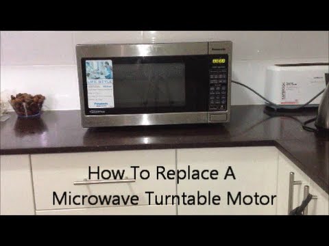 How To Replace A Microwave Turntable Motor