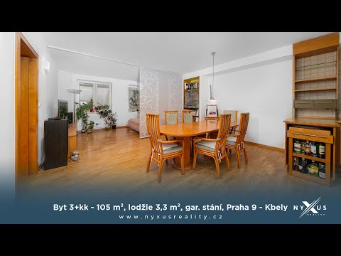 Video Prodej bytu 3+kk - 105 m² + lodžie 3,3 m² a sklep, Semilská, Praha 9 - Kbely
